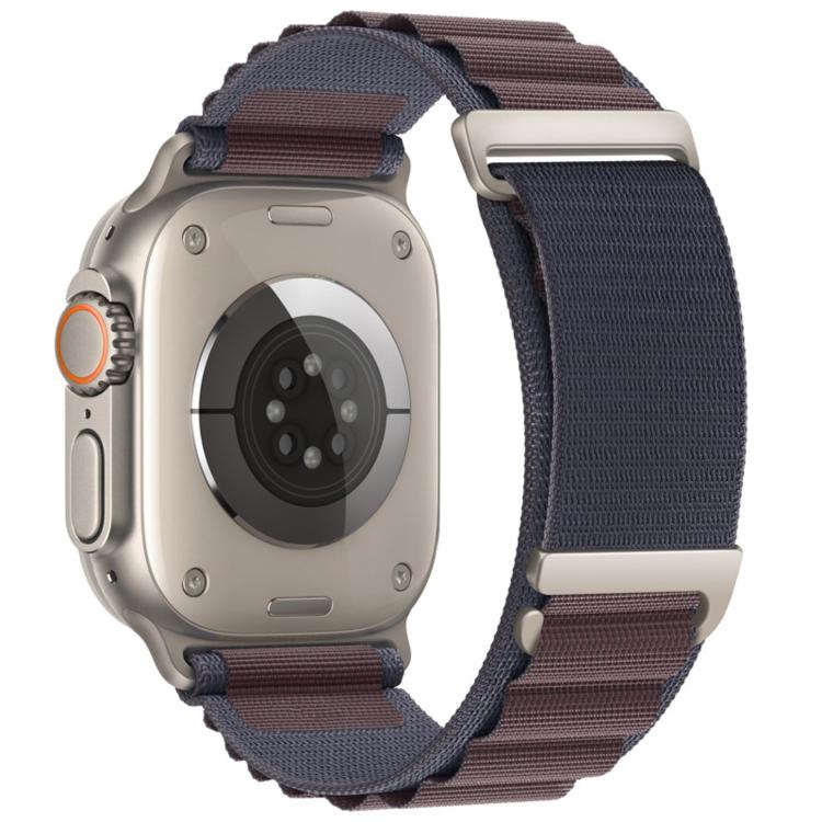 C Buckle Two-Section High Mountain Loop Nylon Watch Band, For Apple Watch 46mm / 49mm / 45mm / 44mm, For Apple Watch 42mm / 41mm / 40mm / 38mm