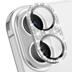 ENKAY Hat-Prince Blink Diamond Camera Lens Aluminium Alloy Tempered Glass Film, For iPhone 17 Pro Max, For iPhone 17 Pro, For iPhone 17