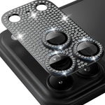 ENKAY Hat-Prince Blink Diamond Camera Lens Aluminium Alloy Tempered Glass Film, For iPhone 17 Pro Max, For iPhone 17 Pro, For iPhone 17