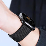 Parachute Buckle Mountain Pattern Woven Nylon Metal Tip Watch Band, For Apple Watch 46mm / 49mm / 45mm / 44mm, For Apple Watch 42mm / 41mm / 40mm / 38mm