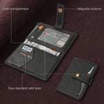 Bond Wallet Ring Magnetic Leather Card Holder