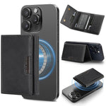 Tri-Fold Magnetic Vegan Leather Card Bag