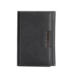 Tri-Fold Magnetic Vegan Leather Card Bag