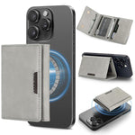 Tri-Fold Magnetic Vegan Leather Card Bag