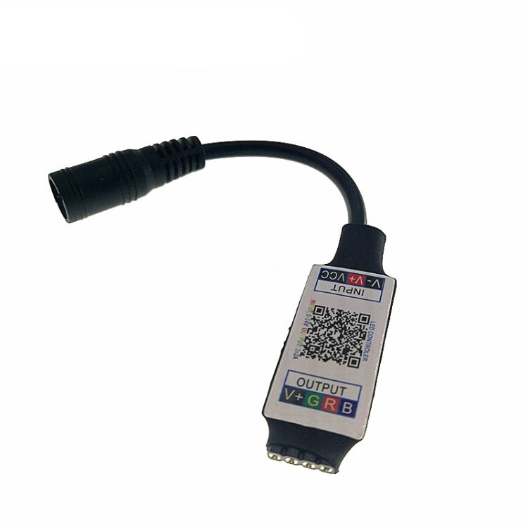 Mini RGB Bluetooth Controller Light Strip Controller For RGB LED Strip DC5V 12V 24V, Black, White