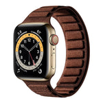 Square Magnetic Suede Watch Band, For Apple Watch 46mm / 49mm / 45mm / 44mm, For Apple Watch 42mm / 41mm / 40mm / 38mm