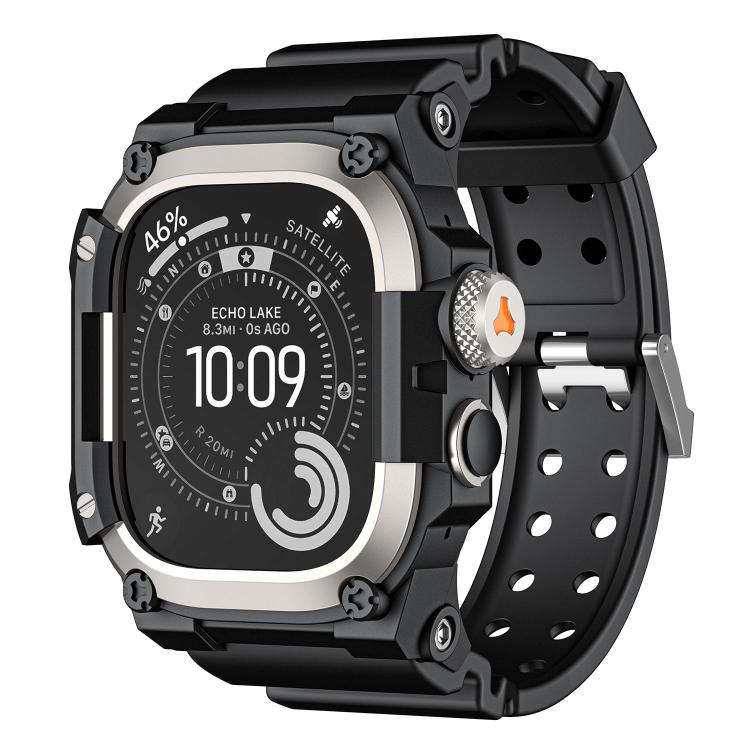 Metal Protective Case One-Piece TPU Watch Band, For Apple Watch Ultra 3 / Ultra 2 / Ultra 1 49mm