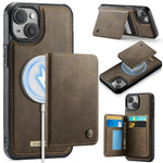 CaseMe Me80 Series Detachable Wallet Magnetic RFID Vegan Leather Phone Case, For iPhone 13, For iPhone 12 / 12 Pro, For iPhone 12 Pro Max, For iPhone 11 Pro Max, For iPhone 11, For iPhone 11 Pro