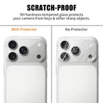 Kalebol Transparent HD Anti-Fingerprint AR Integrated Camera Lens Tempered Glass Film, For iPhone 18 Pro, For iPhone 18 Pro Max, For iPhone 17 Pro Max, For iPhone 17 Pro, For iPhone 17, For iPhone Air, For iPhone 13, For iPhone 17e / 16e               ...