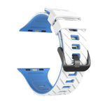 Diagonal Two-Color Silicone Watch Band, For Apple Watch 46mm / 49mm / 45mm / 44mm