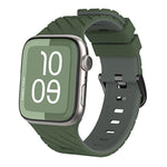 Diagonal Two-Color Silicone Watch Band, For Apple Watch 46mm / 49mm / 45mm / 44mm