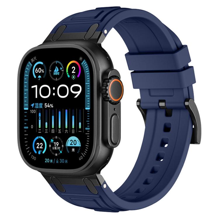Triple-Layer Armour Silicone Watch Band, For Apple Watch 49mm / 46mm / 45mm / 44mm, For Apple Watch 42mm / 41mm / 40mm / 38mm