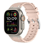 Reinforced I-Shape Texture Silicone Watch Band, For Apple Watch 49mm / 46mm / 45mm / 44mm, For Apple Watch 42mm / 41mm / 40mm / 38mm