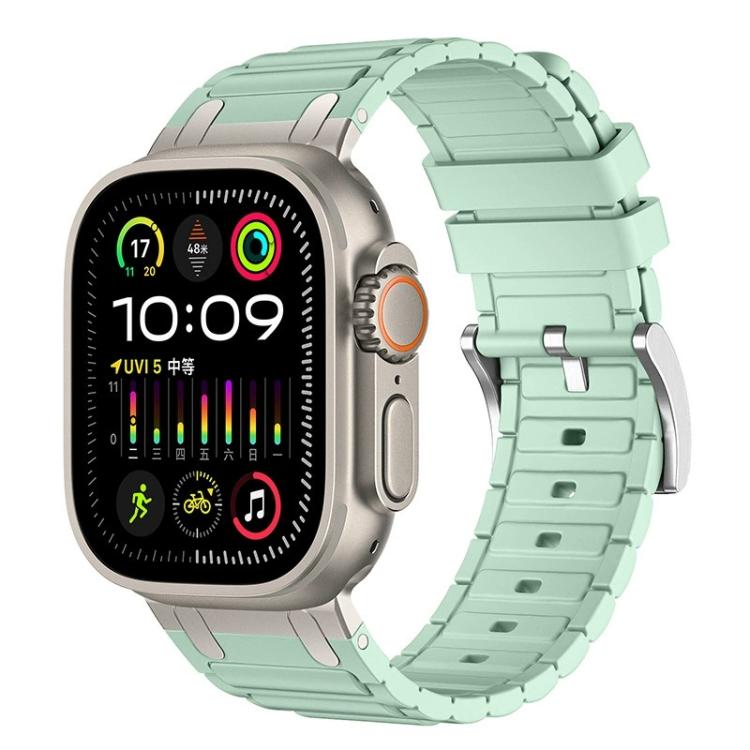 Reinforced I-Shape Texture Silicone Watch Band, For Apple Watch 49mm / 46mm / 45mm / 44mm, For Apple Watch 42mm / 41mm / 40mm / 38mm