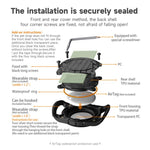 For AirTag 2nd Gen / AirTag 1st Gen Seal IP7 Waterproof Shockproof Anti-Loss Tracker Protective Cover