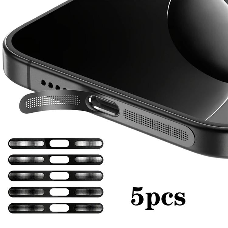5pcs High-Density Metallic Integrated Speaker Dust Cover, For iPhone Air