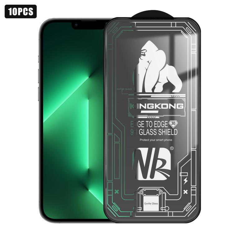 10pcs 3D Large Arc Edge Electroplated Explosion-Proof Scratch-Resistant Full-Screen HD Tempered Glass Film, For iPhone 17 Pro Max, For iPhone 17 Pro, For iPhone 17, For iPhone Air, For iPhone 16 Pro Max, For iPhone 16 Pro, For iPhone 16