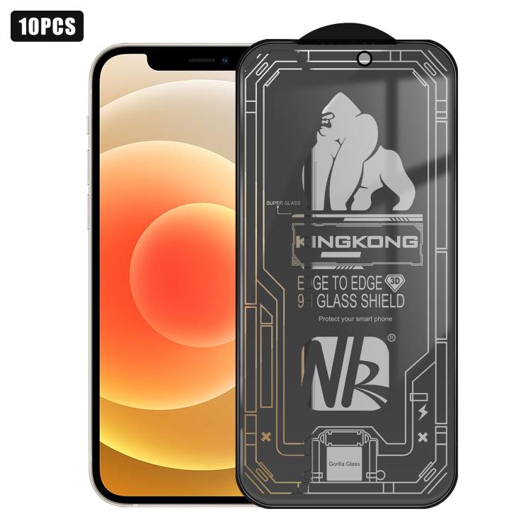 10pcs 3D Large Arc Edge Electroplated Explosion-Proof Scratch-Resistant Full-Screen 28-Degree Privacy Tempered Glass Film, For iPhone 17 Pro Max, For iPhone 17 Pro, For iPhone 17, For iPhone Air, For iPhone 16 Pro Max, For iPhone 16 Pro, For iPhone 16