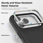 Mocome Plain Magnetic Shockproof Phone Case, For iPhone 18 Pro Max