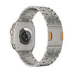 Iron Man Magnetic Titanium Metal Watch Band, For Apple Watch 46mm / 49mm / 45mm / 44mm