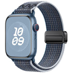 Magnetic Buckle Loop Nylon Watch Band, For Apple Watch 46mm / 49mm / 45mm / 44mm, For Apple Watch 42mm / 41mm / 40mm / 38mm