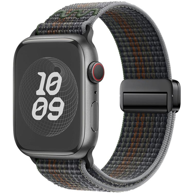 Magnetic Buckle Loop Nylon Watch Band, For Apple Watch 46mm / 49mm / 45mm / 44mm, For Apple Watch 42mm / 41mm / 40mm / 38mm