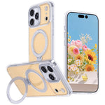 Starry Glitter Magnetic Holder Phone Case, For iPhone 17 Pro Max, For iPhone 17 Pro, For iPhone 17