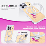 Starry Glitter Magnetic Holder Phone Case, For iPhone 17 Pro Max, For iPhone 17 Pro, For iPhone 17