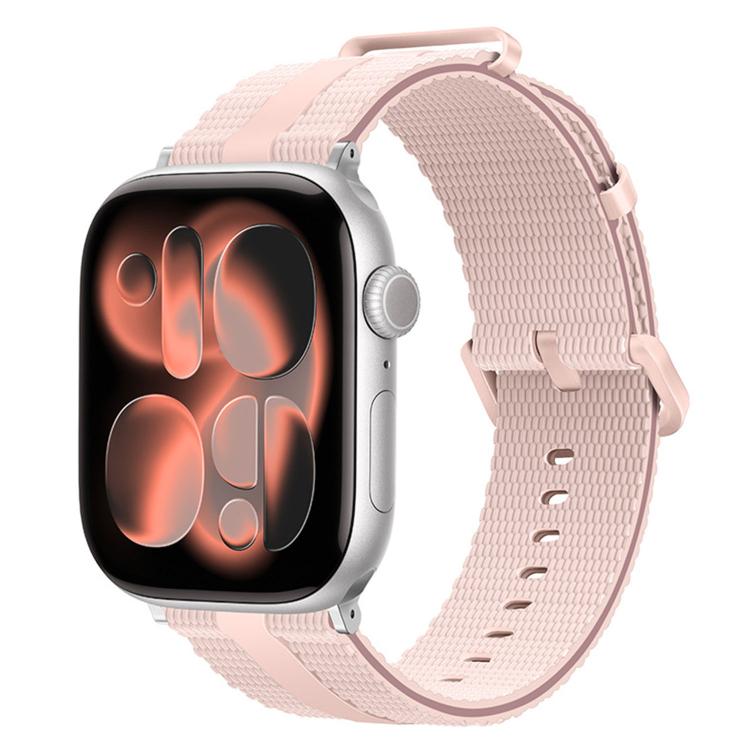 Line Pattern Silicone Watch Band, For Apple Watch 46mm / 49mm / 45mm / 44mm, For Apple Watch 42mm / 41mm / 40mm / 38mm