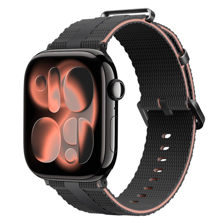 Line Pattern Silicone Watch Band, For Apple Watch 46mm / 49mm / 45mm / 44mm, For Apple Watch 42mm / 41mm / 40mm / 38mm