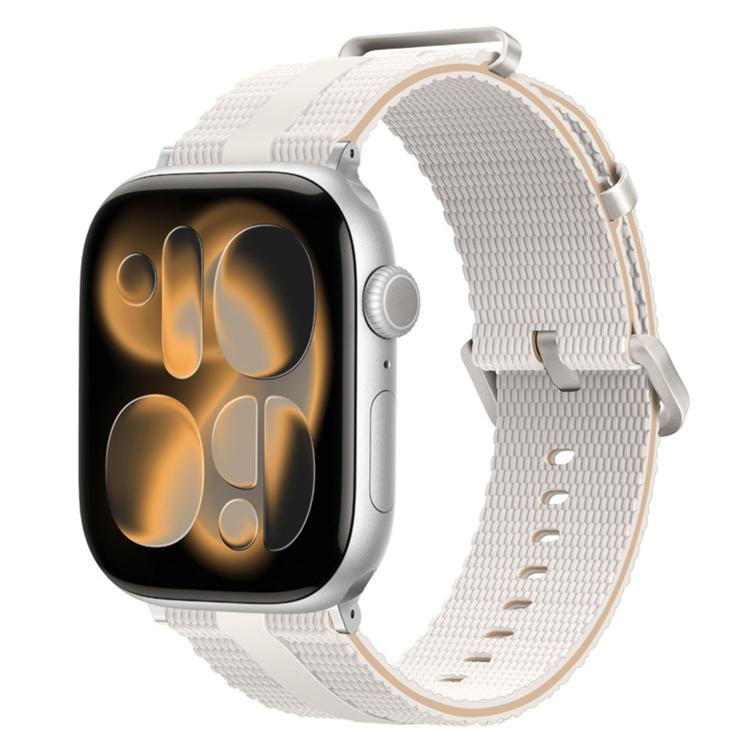 Line Pattern Silicone Watch Band, For Apple Watch 46mm / 49mm / 45mm / 44mm, For Apple Watch 42mm / 41mm / 40mm / 38mm