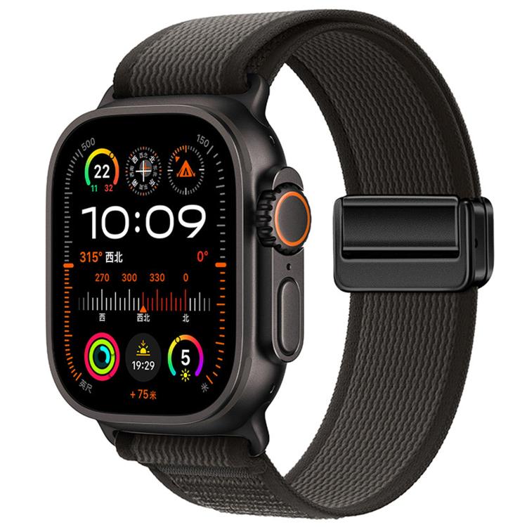 Magnetic Buckle Trail Loop Nylon Watch Band Watch Band, For Apple Watch 46mm / 49mm / 45mm / 44mm, For Apple Watch 42mm / 41mm / 40mm / 38mm