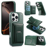 CaseNeo Retro Hinge Folding Wallet Magnetic Back Phone Case, For iPhone 17e / 16e, For iPhone 17 Pro Max, For iPhone 17 Pro, For iPhone 17, For iPhone Air, For iPhone 16 Pro Max, For iPhone 16 Pro, For iPhone 16 Plus, For iPhone 16, For iPhone 15 Pro M...