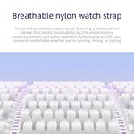 Double-Link Cloud-Feel Breathable Nylon Loop Metal Head Watch Band, For Apple Watch 46mm / 49mm / 45mm / 44mm, For Apple Watch 42mm / 41mm / 40mm / 38mm