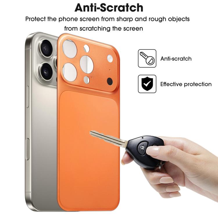 Instantly Transform Into 17 Pro Series Ultra-Thin Frosted PET Back Cover, For iPhone 16 Pro Max, For iPhone 15 Pro Max, For iPhone 14 Pro Max, For iPhone 13 Pro Max
