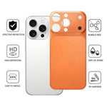 Instantly Transform Into 17 Pro Series Ultra-Thin Frosted PET Back Cover, For iPhone 16 Pro Max, For iPhone 15 Pro Max, For iPhone 14 Pro Max, For iPhone 13 Pro Max