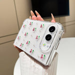 Epoxy Resin 3D Mini Cherry TPU Phone Case, For iPhone Duo