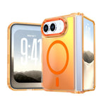 Bright Shadow Magnetic Discolor Phone Case, For iPhone Duo