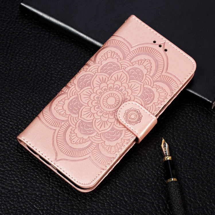 Mandala Embossing Pattern Horizontal Flip Leather Case for iPhone XI Max（2019）, with Holder & Card Slots & Wallet & Photo Frame & Lanyard, For iPhone 11 Pro Max, For iPhone 11 Pro