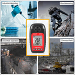 WINTACT WT8821 Oxygen Detector Independent Oxygen Gas Sensor Warning-up High Sensitive Poisoning Alarm Detector, WT8821