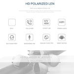 A8 Wireless Earphone Bluetooth Headset Sunglasses Music Headphones Smart Glasses Earbud Hands-free with Mic, A8