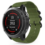 For Jiamin Fenix5, 22MM Three-ring Nylon Watchband