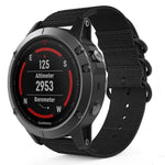 For Jiamin Fenix5, 22MM Three-ring Nylon Watchband