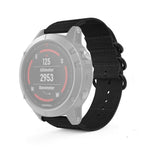 For Garmin Fenix 5S 20mm Three-ring Nylon Watchband