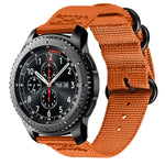 For Samsung Galaxy Watch Active 20mm S3 Nylon Three-ring Strap, For Samsung Galaxy Watch Active 2 20mm / Gear S3