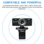 B01 HD Webcam Built-in Microphone Smart Web Camera USB Streaming Live Camera With Noise Cancellation