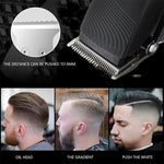 VGR V-280  10W USB Metal Electric Hair Clipper with LED Digital Display, V-280 (Gold)