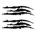 Reflective Car Sticker Monster Scratch Stripe Claw Marks Car Auto Headlight Decoration Vinyl Decal Car Stickers, Size:40X12cm