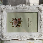 Home Decoration Pastoral Style  Rose Carved Picture Frame Decoration, Carved Picture Frame