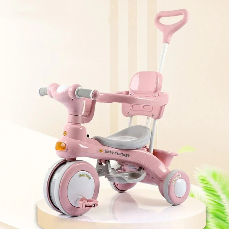 Childrens Tricycle Bicycle Outdoor Stroller
